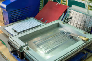 Electrolube LED panel before application of thermal paste